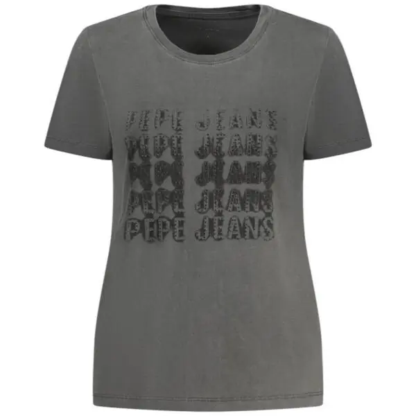 Pepe Jeans - Γυναικείο T-shirt Bree PL5000088-990 Μαύρο