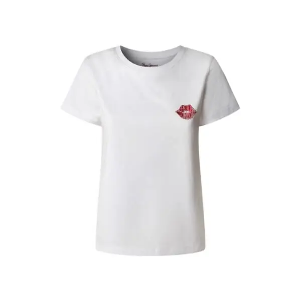 Pepe Jeans - Γυναικείο T-shirt Brule PL5000082-800 Λευκό