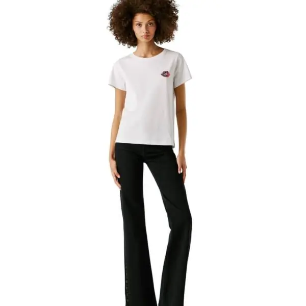 Pepe Jeans - Γυναικείο T-shirt Brule PL5000082-800 Λευκό PL5000082-800