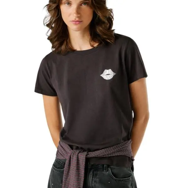 Pepe Jeans - Γυναικείο T-shirt Brule PL5000082-999 Μαύρο PL5000082-999