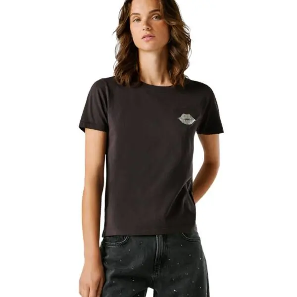 Pepe Jeans - Γυναικείο T-shirt Brule PL5000082-999 Μαύρο PL5000082-999