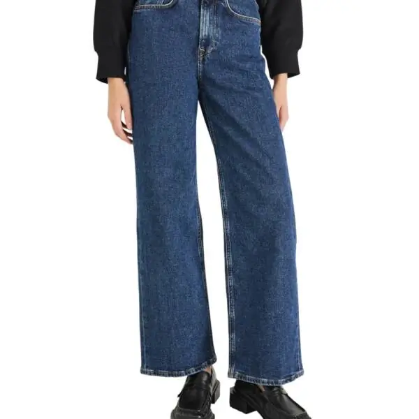 Pepe Jeans - Γυναικείο Παντελόνι Τζιν Palazzo Straight W11 Edition PL20473185-000 Μπλε