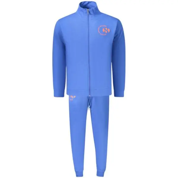 Superga - Ανδρική Φόρμα (Σετ) Classic Blue Azzuro Sportswear French Terry S263020-400 Γαλάζιο S263020-400