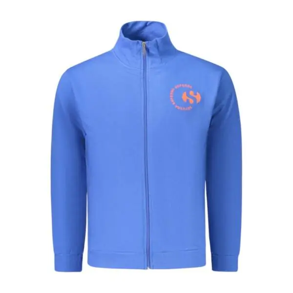 Superga - Ανδρική Φόρμα (Σετ) Classic Blue Azzuro Sportswear French Terry S263020-400 Γαλάζιο S263020-400