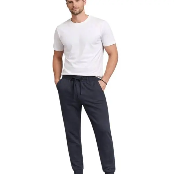 Superga - Ανδρικό Παντελόνι Φόρμας French Terry S263440-600 Μπλε Ναυτικό