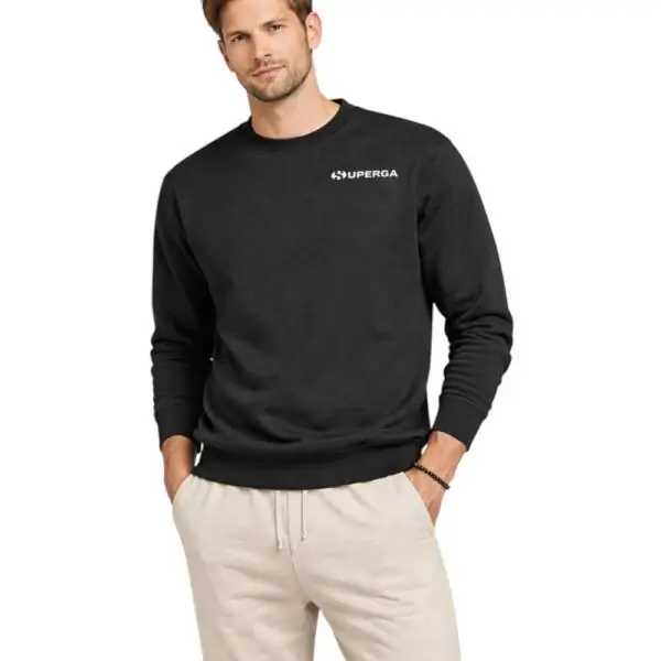 Superga - Ανδρικό Φούτερ French Terry S263410-999 Μαύρο