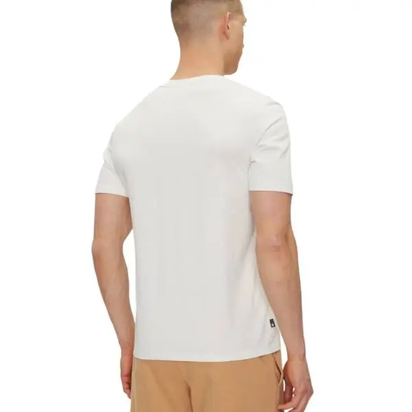 Timberland - Ανδρική Μπλούζα Kennebec River Linear Logo SL Tee Regular TB0A5UPQ-CM9 Εκρού TB0A5UPQCM9