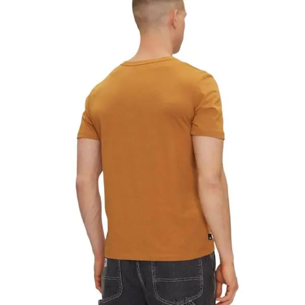 Timberland - Ανδρική Μπλούζα Kennebec River Linear Logo SL Tee Regular TB0A5UPQ-P47 Μουσταρδί TB0A5UPQP47