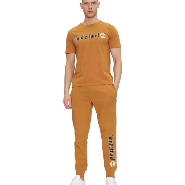 Timberland - Ανδρική Μπλούζα Kennebec River Linear Logo SL Tee Regular TB0A5UPQ-P47 Μουσταρδί TB0A5UPQP47