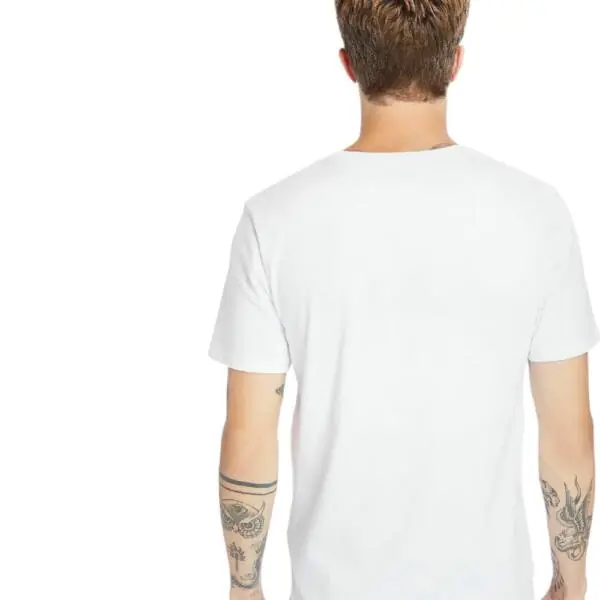 Timberland - Ανδρική Μπλούζα Kennebec River Tree T-shirt TB0A2C2R-100 Λευκό TB0A2C2R100