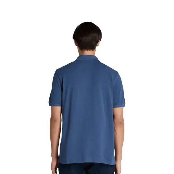 Timberland - Ανδρικό T-shirt Polo Short-Sleeve με Λογότυπο Oyster River TB0A2BRY-EYO Μπλε TB0A2BRYEYO