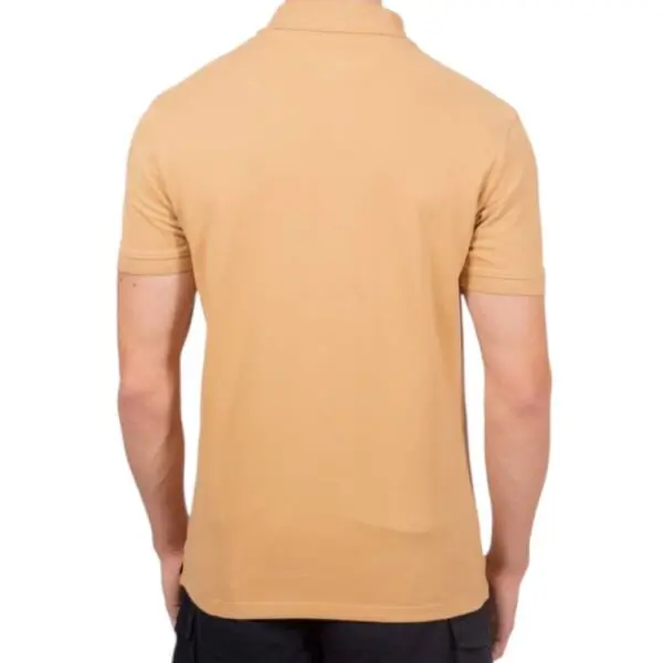 Timberland - Ανδρικό Κοντομάνικο T-shirt Polo Slim Fit Mε Λογότυπο Oyster River TB0A2BS1-EH3 Μπεζ/Κίτρινο TB0A2BS1EH3
