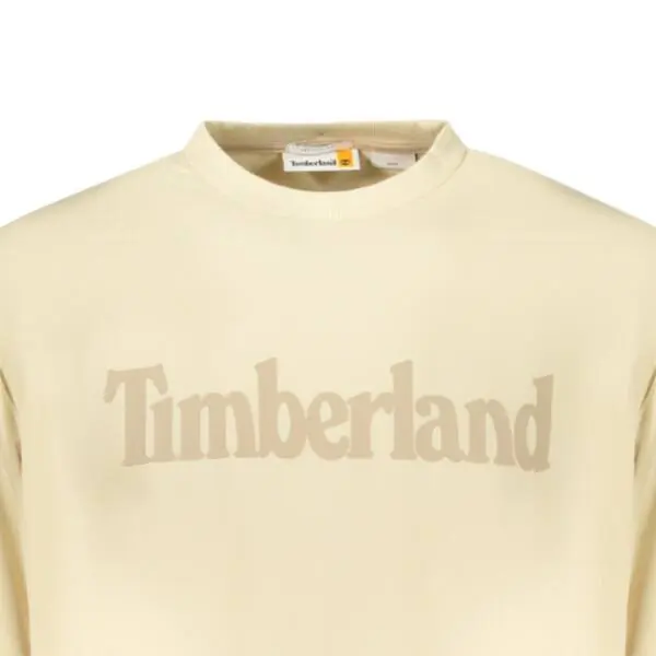 Timberland - Ανδρικό Φούτερ Crew Neck TB0A6CWC-EFL Εκρού TB0A6CWCEFL