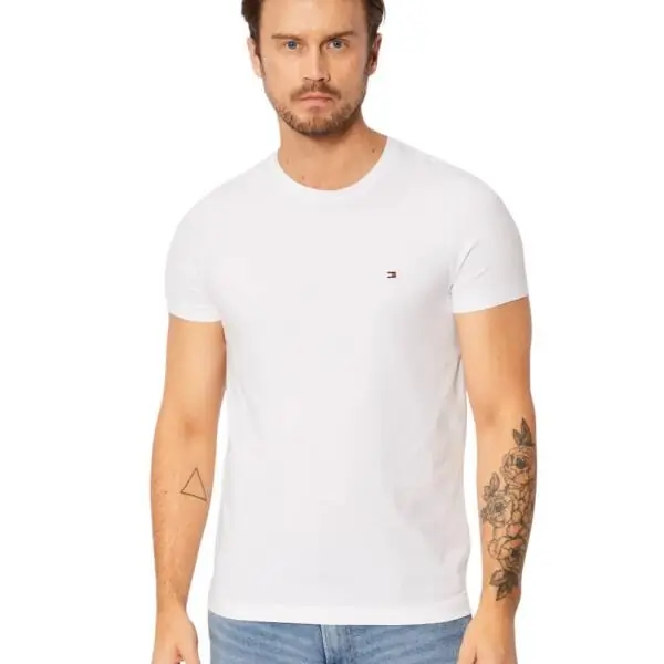 Tommy Hilfiger - Ανδρικές Φανέλες Κοντομάνικες 3Pack UM0UM03379-05E Λευκό UM0UM03379-05E