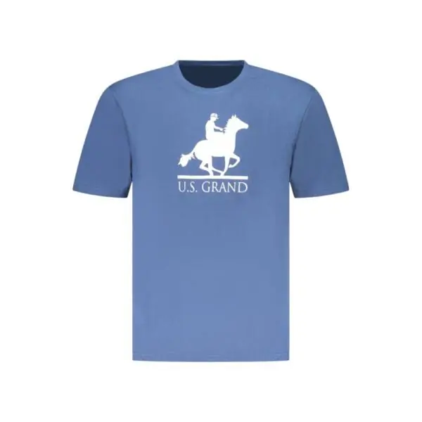 U.S. Grand Polo - Ανδρικό T-shirt Graphic Logo Regular Fit AU02646-2JEANS Μπλε AU02646-2JEANS