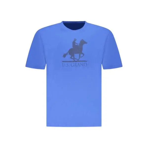U.S. Grand Polo - Ανδρικό T-shirt Graphic Logo Regular Fit AU02646-3AZZUR Μπλε Ουρανού AU02646-3AZZUR