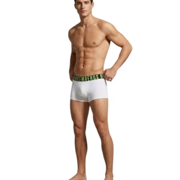 Bikkembergs - Ανδρικά Μποξεράκια 3Pack BKK1UTR16TR-WHIASS Λευκό