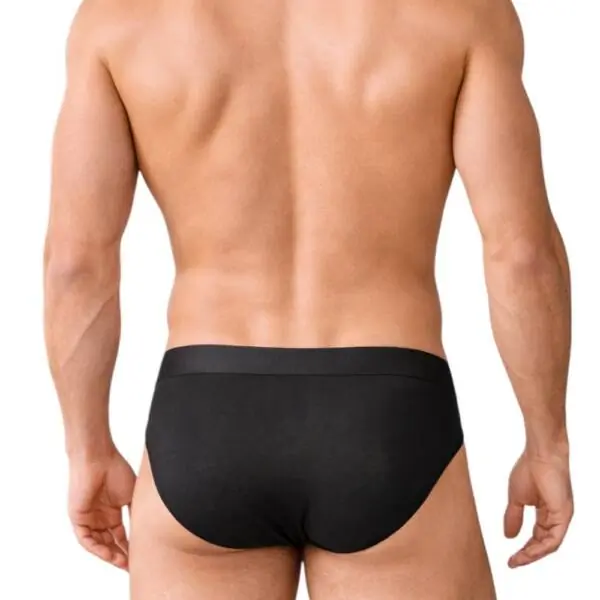 Bikkembergs - Ανδρικά Σλιπ 3Pack BKK1USP16TR-BLACAS Μαύρο BKK1USP16TR-BLACAS