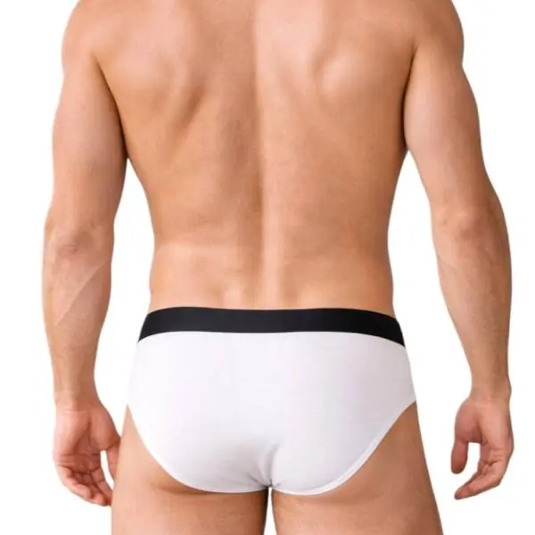 Bikkembergs - Ανδρικά Σλιπ 3Pack BKK1USP16TR-WHIASS Λευκό BKK1USP16TR-WHIASS