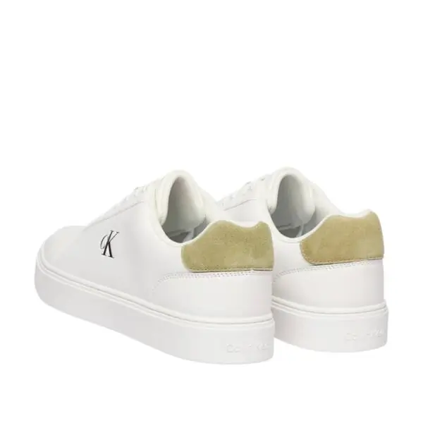 Calvin Klein - Ανδρικά Sneakers Ck Classic Cupsole Laceup Lth YM0YM01435-01V Λευκό YM0YM01435-01V
