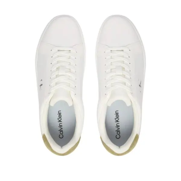 Calvin Klein - Ανδρικά Sneakers Ck Classic Cupsole Laceup Lth YM0YM01435-01V Λευκό YM0YM01435-01V