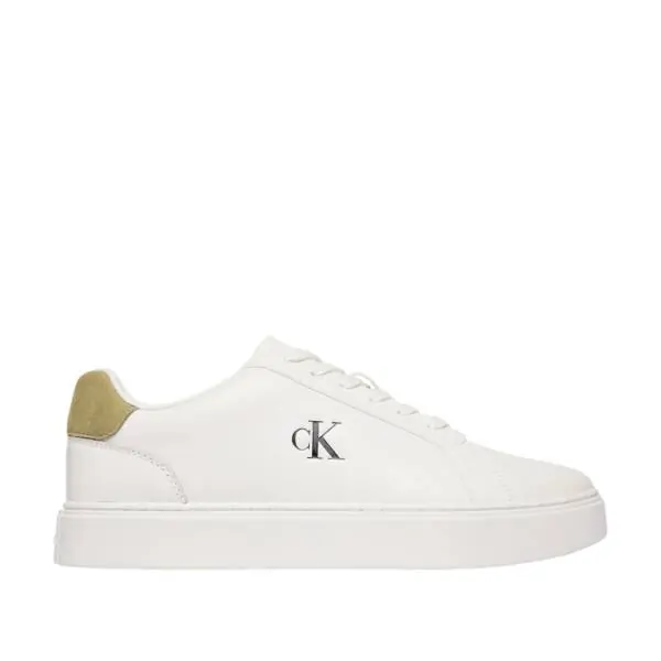 Calvin Klein - Ανδρικά Sneakers Ck Classic Cupsole Laceup Lth YM0YM01435-01V Λευκό