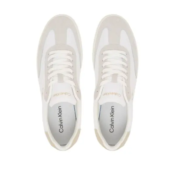 Calvin Klein - Ανδρικά Sneakers Low Prof Cupsole Cv HM0HM02236-0HU Λευκό HM0HM02236-0HU