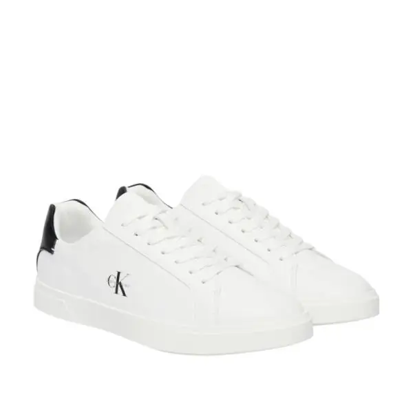 Calvin Klein - Γυναικεία Sneakers Low Pro Cups Lth Ml HW0HW03146-01W Λευκό HW0HW03146-01W