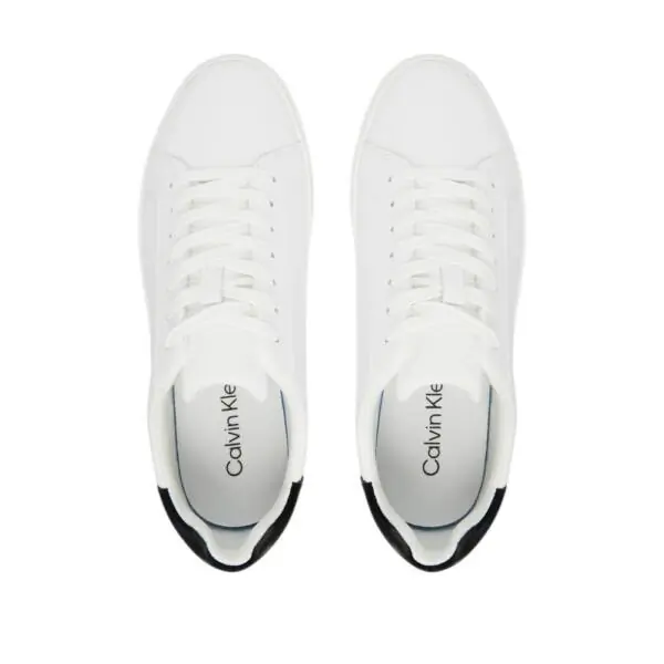 Calvin Klein - Γυναικεία Sneakers Low Pro Cups Lth Ml HW0HW03146-01W Λευκό HW0HW03146-01W
