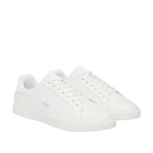 Calvin Klein - Γυναικεία Sneakers Low Pro Cups Lth Ml HW0HW03146-0K4 Λευκό HW0HW03146-0K4