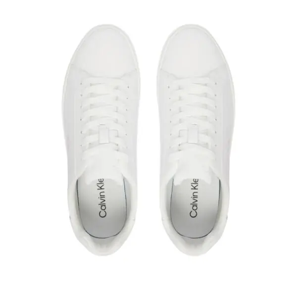 Calvin Klein - Γυναικεία Sneakers Low Pro Cups Lth Ml HW0HW03146-0K4 Λευκό HW0HW03146-0K4