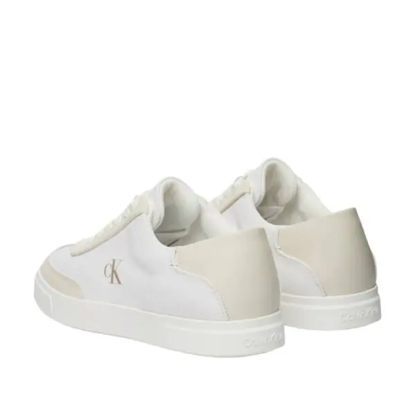 Calvin Klein - Γυναικεία Sneakers Low Pro Cups Wt Canv Mg HW0HW03145-0HT Λευκό HW0HW03145-0HT