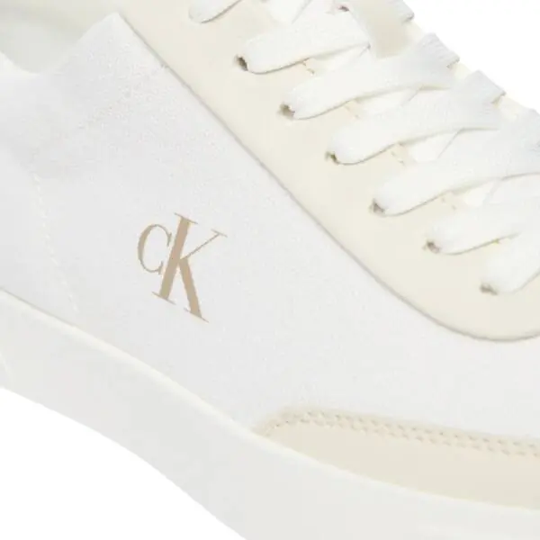 Calvin Klein - Γυναικεία Sneakers Low Pro Cups Wt Canv Mg HW0HW03145-0HT Λευκό HW0HW03145-0HT