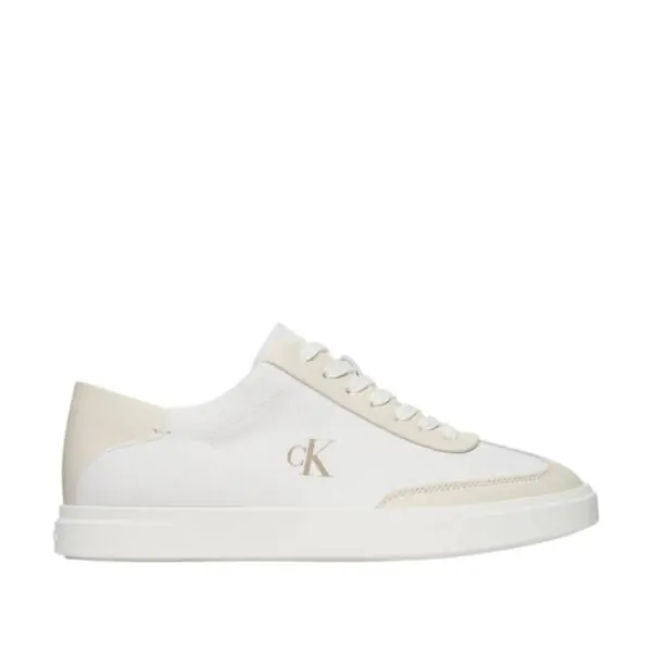 Calvin Klein - Γυναικεία Sneakers Low Pro Cups Wt Canv Mg HW0HW03145-0HT Λευκό