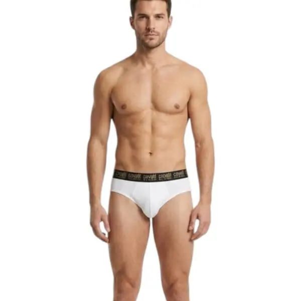 Cavalli Class - Ανδρικά Εσώρουχα Σλιπ 2Pack QXO01DJD003-00053 Λευκό