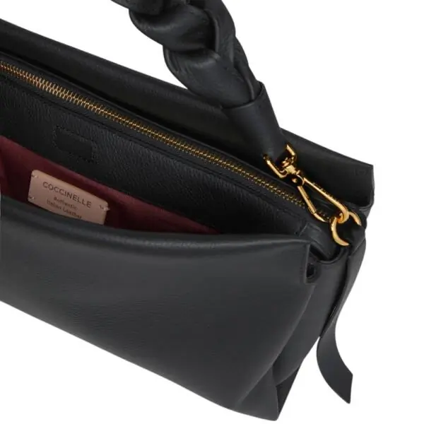 Coccinelle - Γυναικεία τσάντα Ώμου Boheme E1M50190201-613 Μαύρο E1M50190201-613