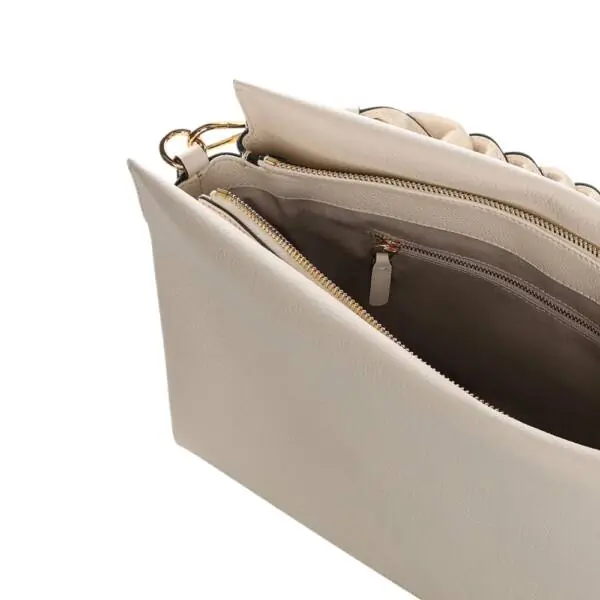 Coccinelle - Γυναικεία τσάντα Ώμου Boheme E1M50190201-685 Λευκό E1M50190201-685