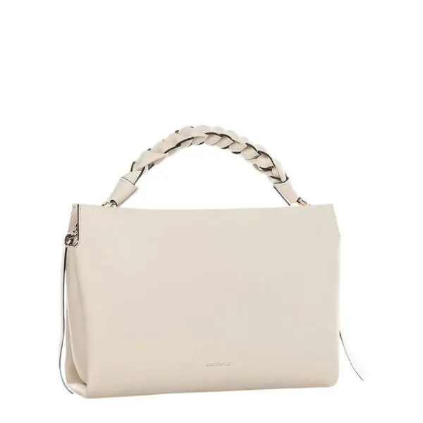 Coccinelle - Γυναικεία τσάντα Ώμου Boheme E1M50190201-685 Λευκό E1M50190201-685