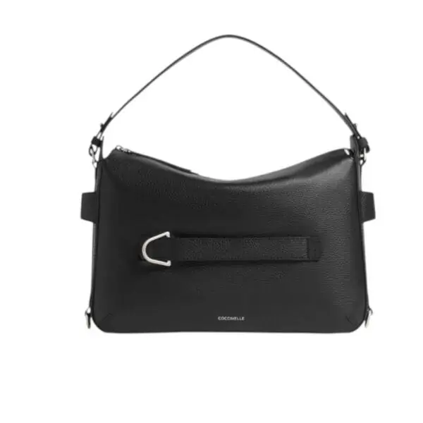 Coccinelle - Γυναικεία τσάντα Ώμου Gretel Ribbon E1U6C130501-001 Μαύρο