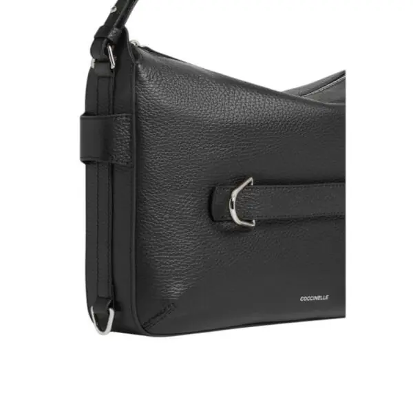 Coccinelle - Γυναικεία τσάντα Ώμου Gretel Ribbon E1U6C130501-001 Μαύρο E1U6C130501-001