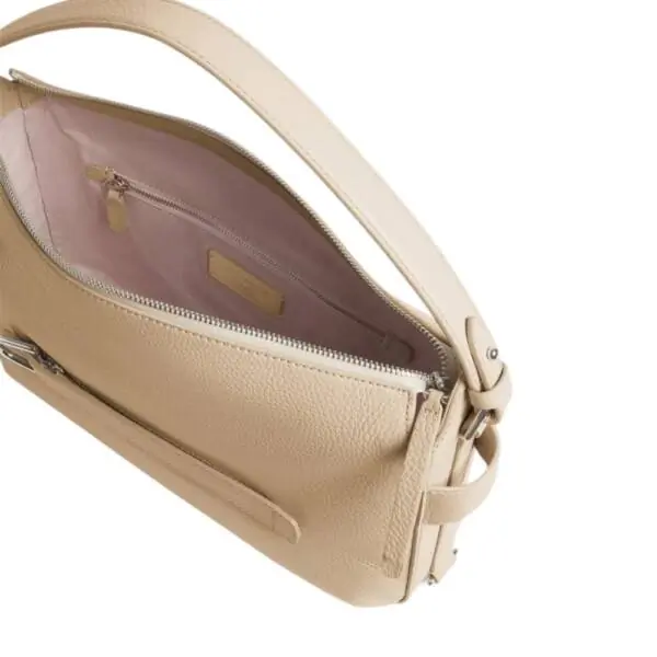 Coccinelle - Γυναικεία τσάντα Ώμου Gretel Ribbon E1U6C130501-N64 Μπεζ E1U6C130501-N64