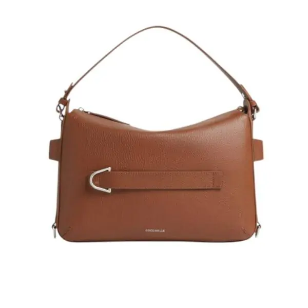 Coccinelle - Γυναικεία τσάντα Ώμου Gretel Ribbon E1U6C130501-W11 Καφέ