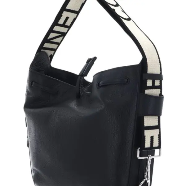 Coccinelle - Γυναικεία τσάντα Ώμου Gretel Ribbon E1U6C230101-001 Μαύρο E1U6C230101-001