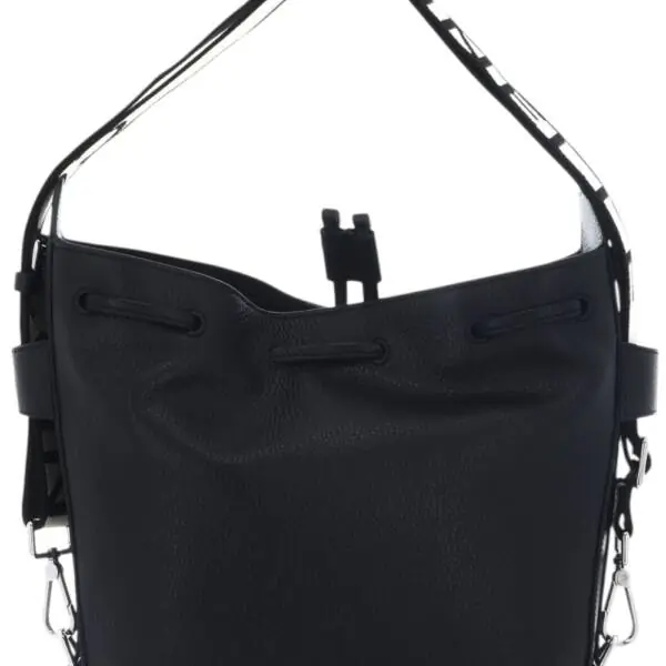 Coccinelle - Γυναικεία τσάντα Ώμου Gretel Ribbon E1U6C230101-001 Μαύρο E1U6C230101-001