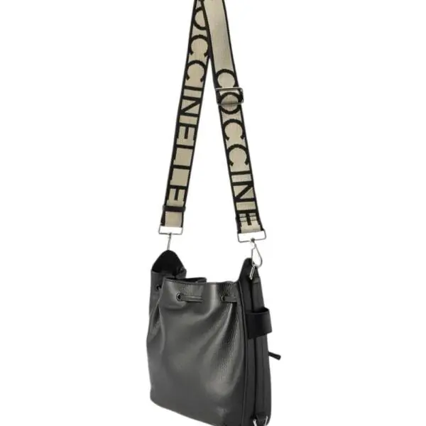 Coccinelle - Γυναικεία τσάντα Ώμου Gretel Ribbon E1U6C230101-001 Μαύρο E1U6C230101-001