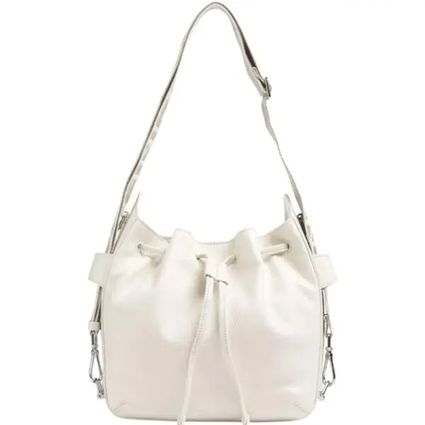 Coccinelle - Γυναικεία τσάντα Ώμου Gretel Ribbon E1U6C230101-N17 Εκρού