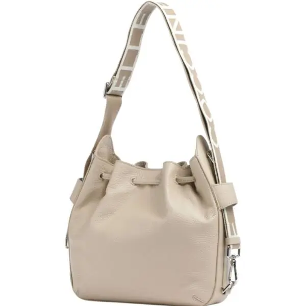 Coccinelle - Γυναικεία τσάντα Ώμου Gretel Ribbon E1U6C230101-N64 Μπεζ E1U6C230101-N64