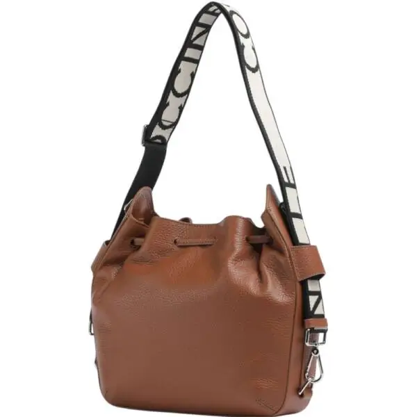 Coccinelle - Γυναικεία τσάντα Ώμου Gretel Ribbon E1U6C230101-W11 Καφέ E1U6C230101-W11