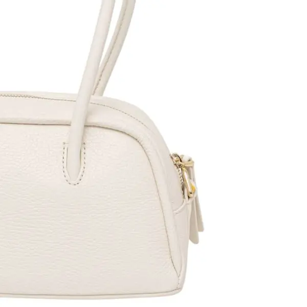 Coccinelle - Γυναικεία τσάντα Ώμου Lepaki E1U4A120201-N17 Εκρού E1U4A120201-N17