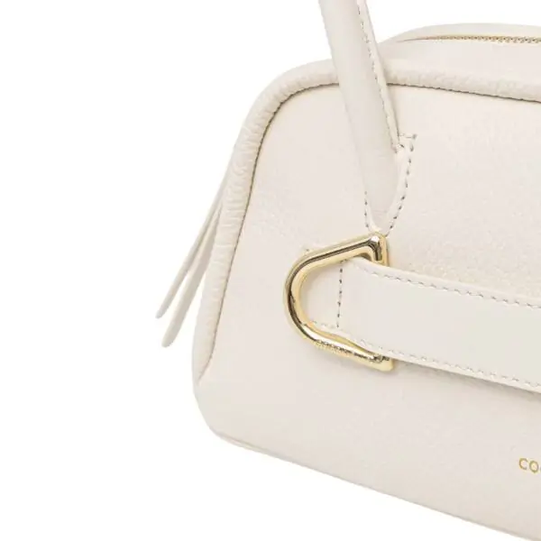 Coccinelle - Γυναικεία τσάντα Ώμου Lepaki E1U4A120201-N17 Εκρού E1U4A120201-N17